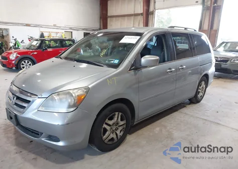 2007 Honda Odyssey Ex z USA, uszkodzony, nr VIN 5FNRL38417B142022